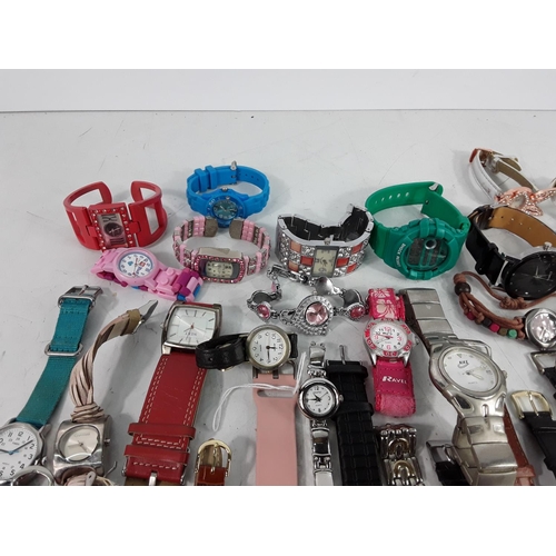 736 - 2 bags of various watches