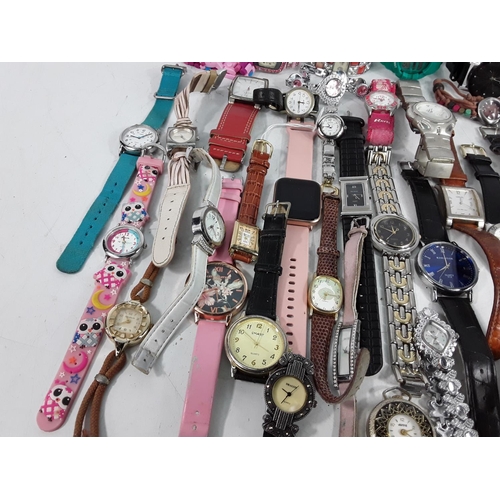 736 - 2 bags of various watches