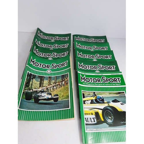 548 - 4 boxes of MotorSport magazines