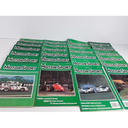 548 - 4 boxes of MotorSport magazines