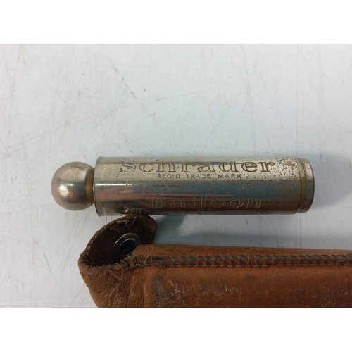 481 - Vintage tool, pressure gauge and pr of Opera glasses