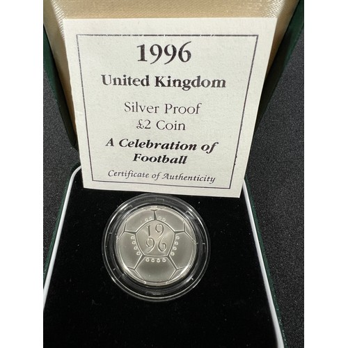 298 - Silver 1996 £2 coin