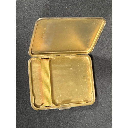 59 - Vintage silver cigarette case -Gross 109g