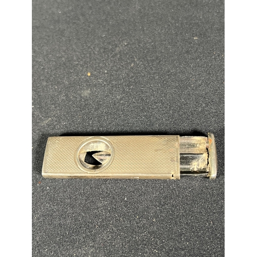 92 - Hallmarked silver cigar cutter - 15g, 5.5cm x 1.5cm