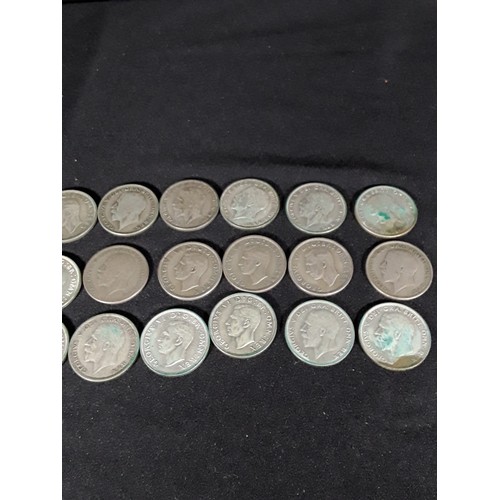 330 - Bag of half silver coins 503g