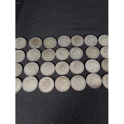 331 - Bag of half silver coins 506g