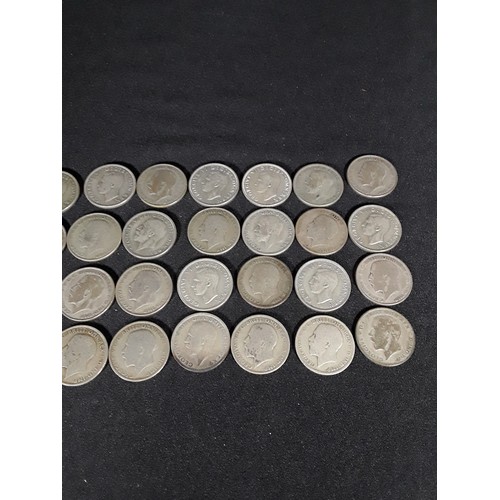 331 - Bag of half silver coins 506g