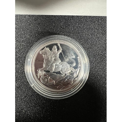 284 - Cased silver sovereign