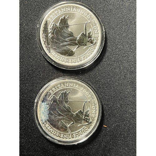 281 - 2 Silver proof coins