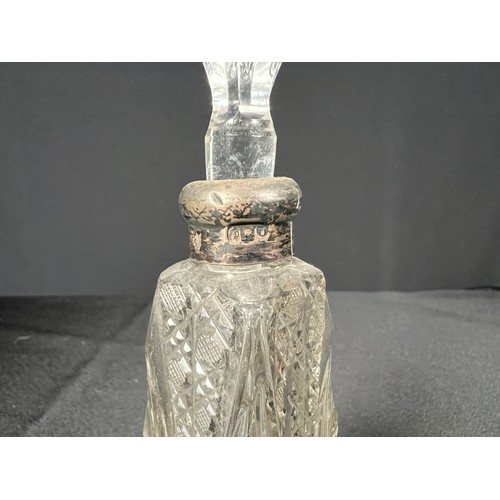 184 - 3 silver topped / mounted bottles