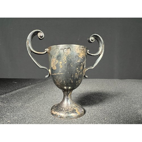 185 - small silver trophy