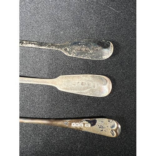 168 - Cased silver spoon and 5 others 242.6g