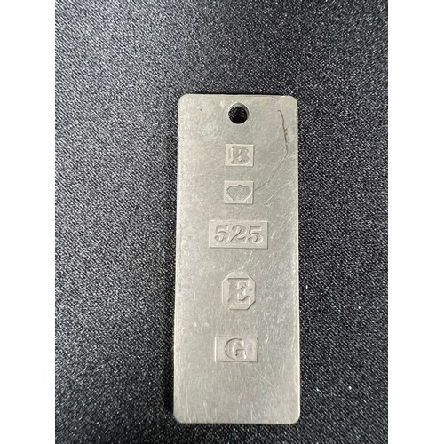 151 - Encapsulated 1 oz silver ingot and another silver ingot