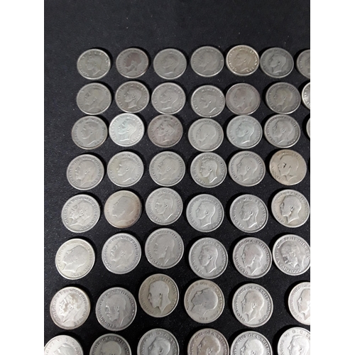 332 - Bag of half silver coins 503g