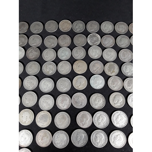 332 - Bag of half silver coins 503g