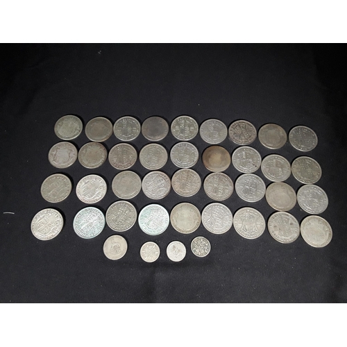 333 - Bag of half silver coins 512g