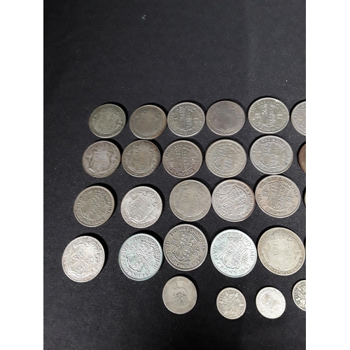 333 - Bag of half silver coins 512g