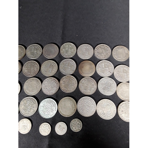 333 - Bag of half silver coins 512g