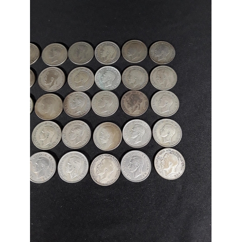 340 - Bag of half silver coins 500g