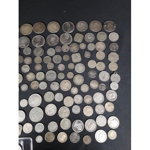 341 - tin of mixed various coins