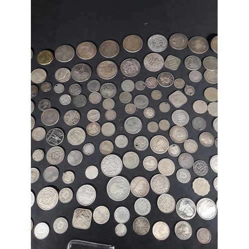 341 - tin of mixed various coins