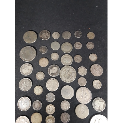 343 - bag of full silver coins 267g