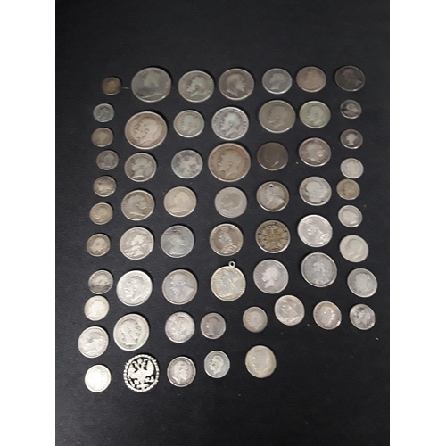 346 - bag of full silver coins 270g