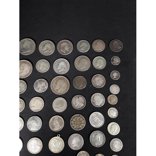 346 - bag of full silver coins 270g