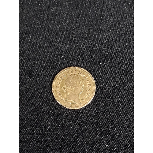 374 - Gold 1801 coin weighing 2.8g