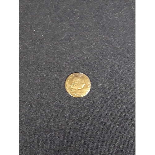 375 - George III Gold coin weighing 2g