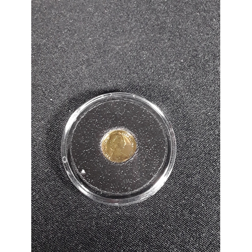 376 - World Smallest gold coin