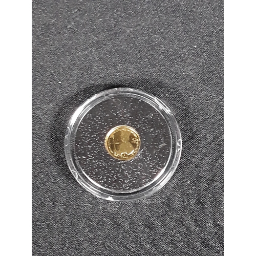 376 - World Smallest gold coin