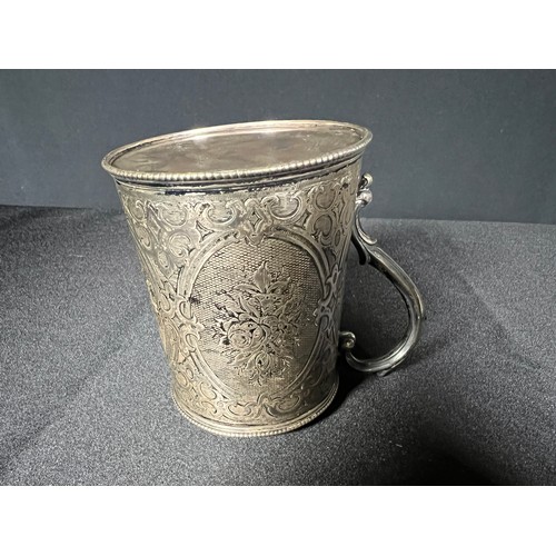 139 - Silver christening tankard - 139g