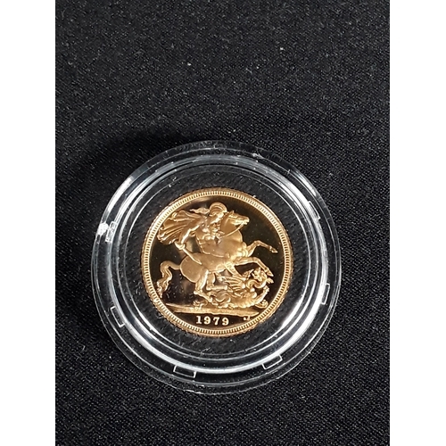 359 - Cased Proof 1979 Full sovereign