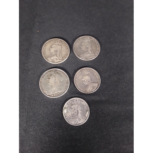 353 - Silver coins 121g