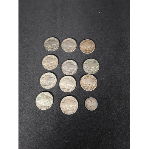 348 - American buffalo coins 56g