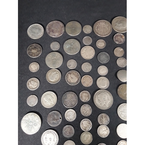 345 - bag of full silver coins 264g