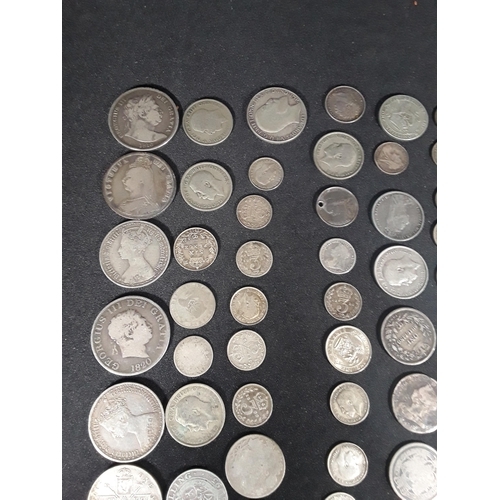 344 - bag of full silver coins 266g