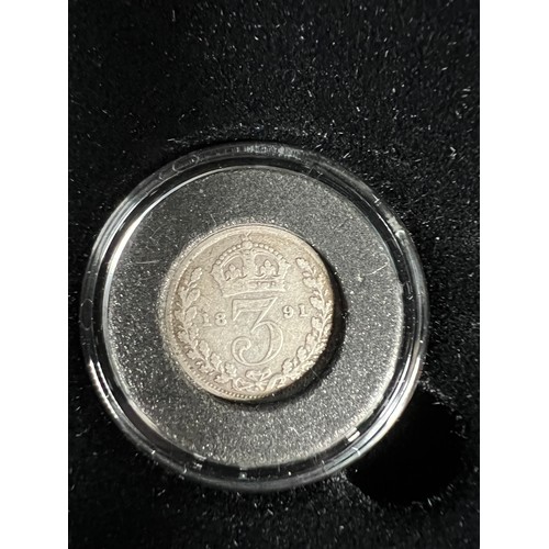 310 - Queen Victoria Silver Threepence set