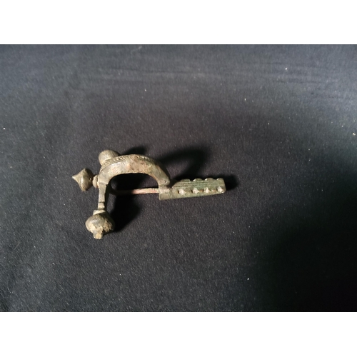 26 - 3 Roman bronze fibula brooches