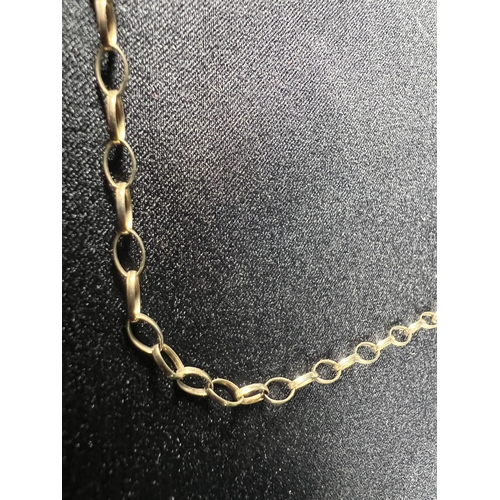549 - 9ct gold belcher chain 4.1g