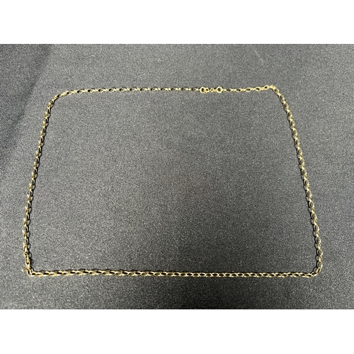 593 - 9ct gold belcher chain, 2.4g