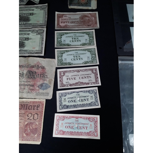 314 - Various vintage bank notes