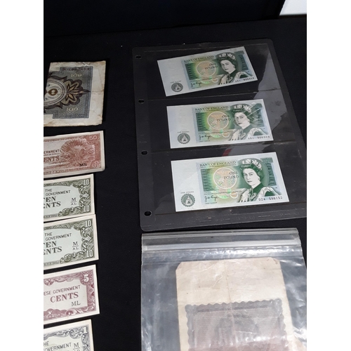 314 - Various vintage bank notes