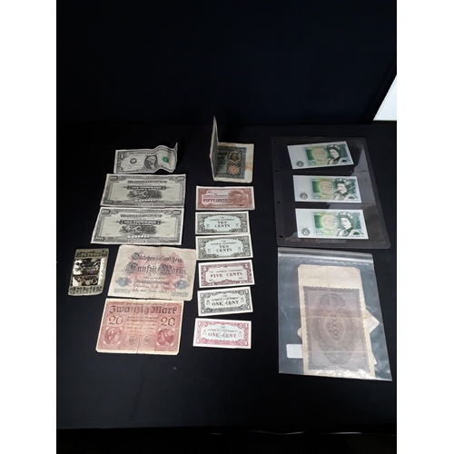 314 - Various vintage bank notes