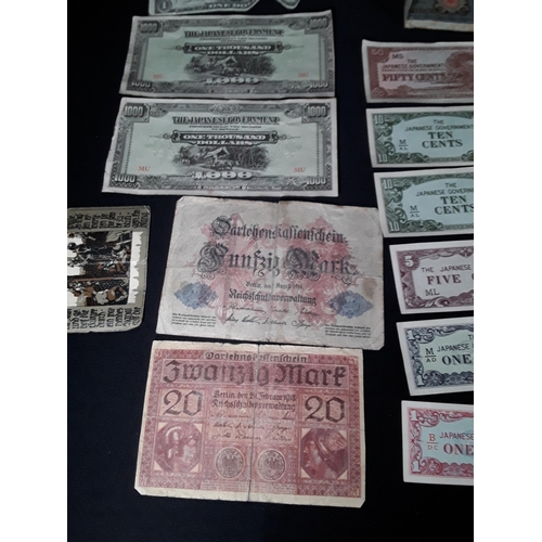 314 - Various vintage bank notes