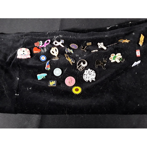 43 - Large qty of various pin badges