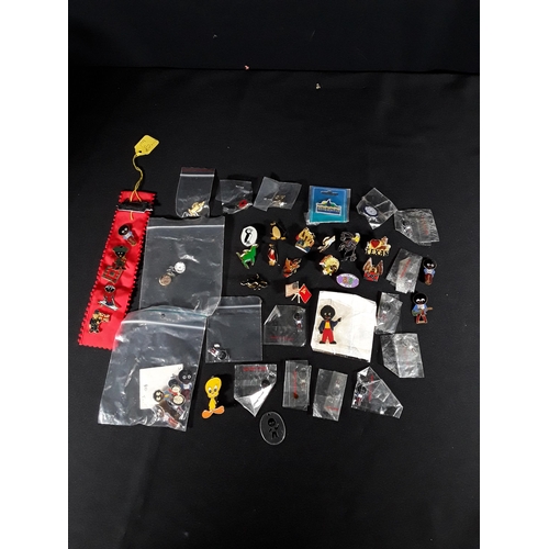 43 - Large qty of various pin badges