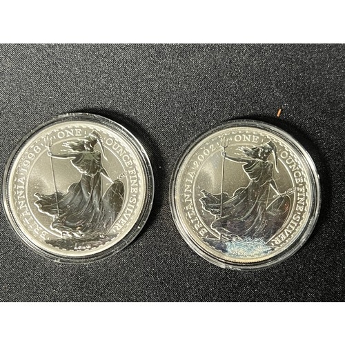 281 - 2 Silver proof coins