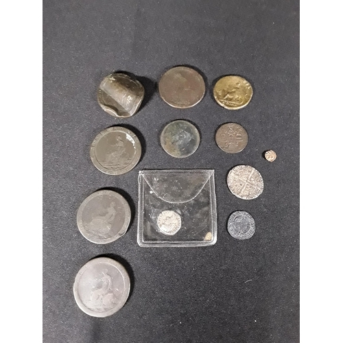 315 - Selection of various vintage and antique coins